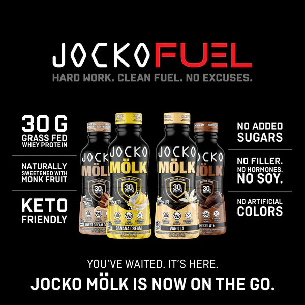 JOCKO MÖLK PROTEIN SHAKES - BANANA CREAM