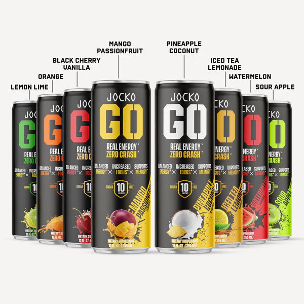 JOCKO GO DRINK - VARIETY PACK - (Pack of 8)