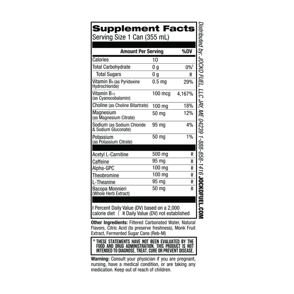 JOCKO GO DRINK - VARIETY PACK - (Pack of 8)