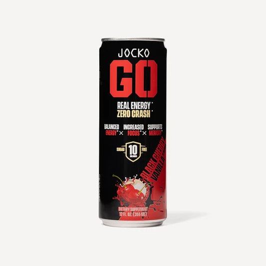 JOCKO GO ENERGY DRINK - BLACK CHERRY VANILLA (12-PACK)