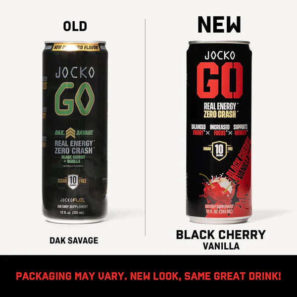 JOCKO GO ENERGY DRINK - BLACK CHERRY VANILLA (12-PACK)