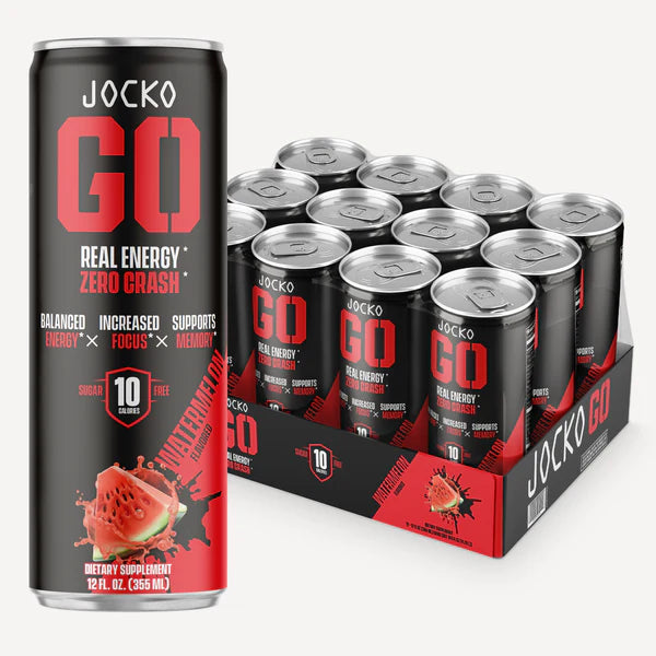 JOCKO GO ENERGY DRINK - WATERMELON (12-PACK)