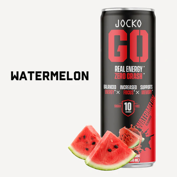 JOCKO GO ENERGY DRINK - WATERMELON (12-PACK)