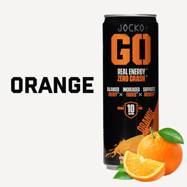 JOCKO GO ENERGY DRINK - ORANGE (12-PACK)