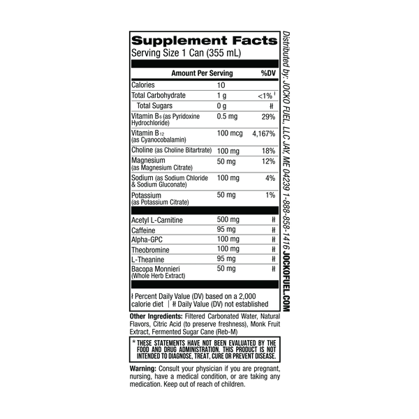 JOCKO GO ENERGY DRINK - ORANGE (12-PACK)