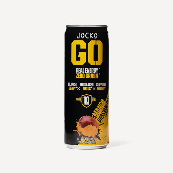 JOCKO GO ENERGY DRINK - MANGO PASSIONFRUIT (12-PACK)