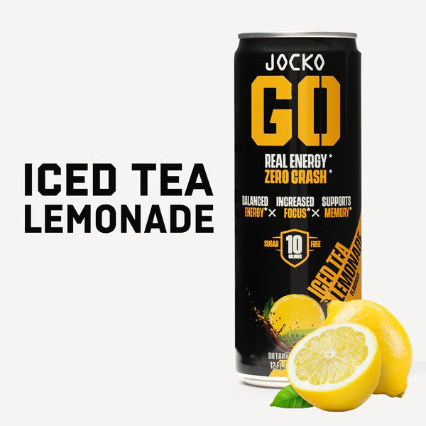 JOCKO GO ENERGY DRINK - ICED TEA LEMONADE (12-PACK)